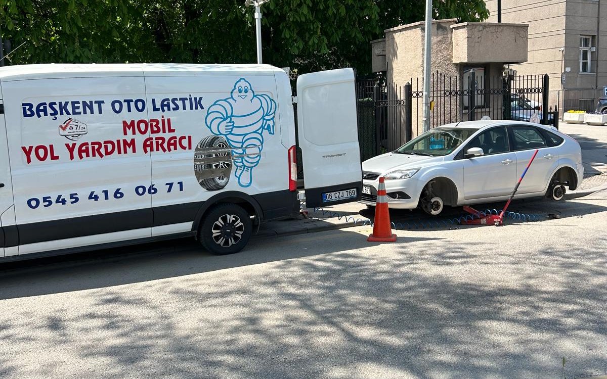 Etimesgut'ta Mobil Lastik Yol Yardım — Yerinde Tamir